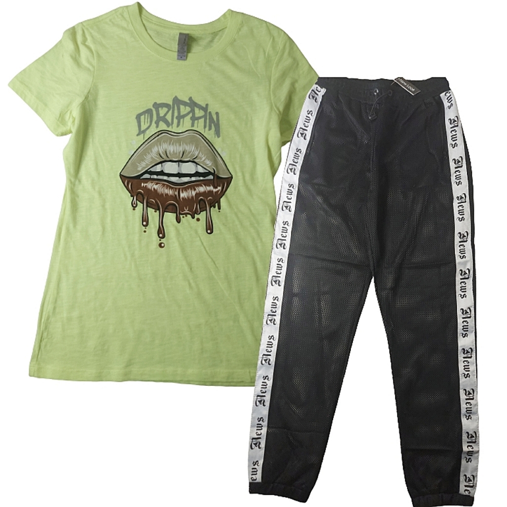 NEW Ladies Bundle (Set Of 2 $30) T shirt Size M & 👕 Pants 👖size M Outfit